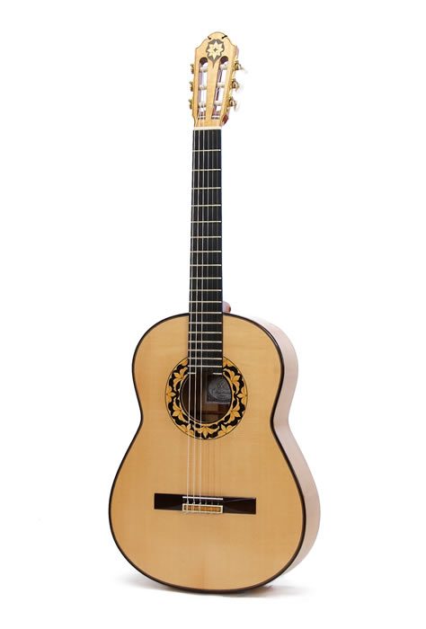New guitar 2013. Opus V1 Soundboard of 20 year old European spruce. Fan braced