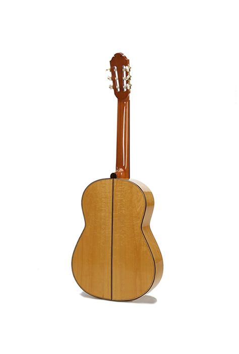 Neck: Old Honduras Mahogany. Body: Satinwood. Machine heads: Hauser style by Alessi